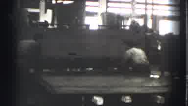Cleveland Ohio USA (1939): Two Workers Operating A Large Sheet Metal Press In A