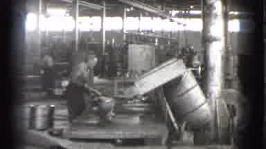Cleveland Ohio USA (1939): Black And White Video Of Workers Working In A Machine