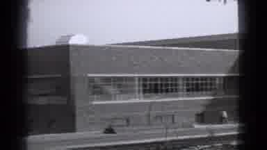 Cleveland Ohio USA (1939): Building With Lots Of Small Windows In The Middle Of
