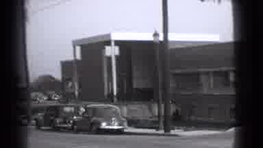 Cleveland Ohio USA (1939): Footage Of Cars Parked Along The Street Outside A
