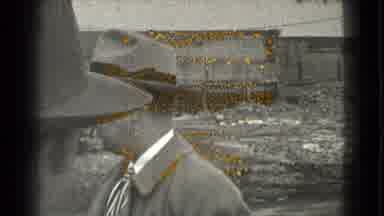 Cleveland Ohio USA (1939): Two Men Wearing Suits With Hats In An Industrial