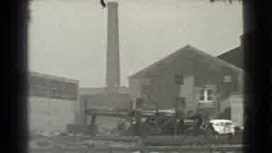 Cleveland Ohio USA-1939: Black And White Video With A Brick Building With