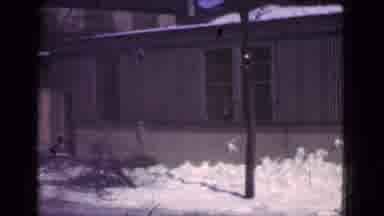 Cleveland Ohio USA (1939): Winter Time, Lonely Snow Covered European Streets In