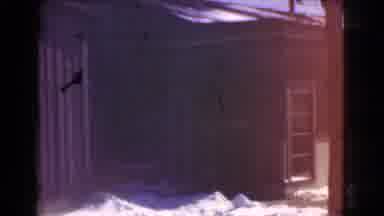 Cleveland Ohio USA (1939): Building With Windows And Sign And Trash And Snow