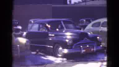 Cleveland Ohio USA (1939): Two Men In Suit Observe Guy Entering A Old Limousine In