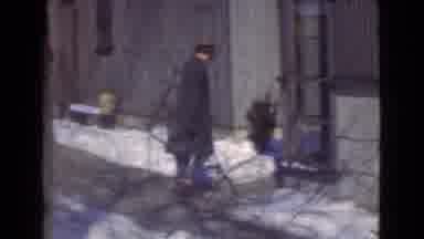 Cleveland Ohio USA (1939): A Man Being Tailed By A Mysterious Individual