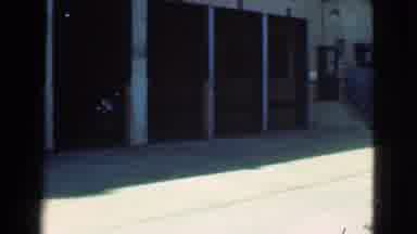 Cleveland Ohio USA (1939): Roaming View Of A Garage In A Suburban Alleyway On A