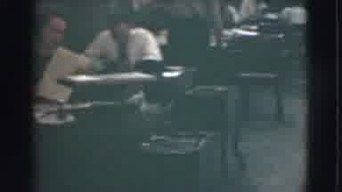 Cleveland Ohio USA (1939): People Are Working In Their Desk Writing On Papers Or
