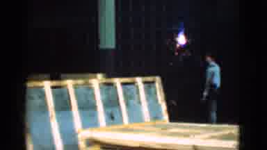 Cleveland Ohio USA (1939): A Man Watches Welding In A Warehouse Filled With