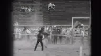 Denver Colorado USA (1941): Black And White Video Of Old School Rodeo