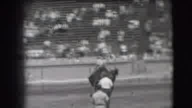 Denver Colorado USA (1941): A Person Trying To Stay On Horse Vs A Person Riding A