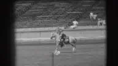 Denver Colorado USA (1941): A Guy Is Riding A Horse In The Big Wild Wild West