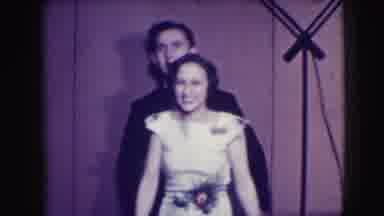 Joliet Illinois USA (1941): Historical Footage Of Young Man Hugging Young Woman
