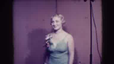 Joliet Illinois USA (1941): Two Ladies Walking On A Stage Modeling Clothes Or In A