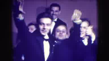 Joliet Illinois USA (1941): Men In Tuxedos Celebrating