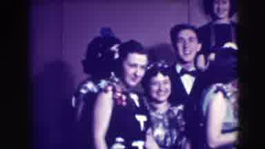 Joliet Illinois USA (1941): Large Group Of Well Dressed People Happily Pose For A