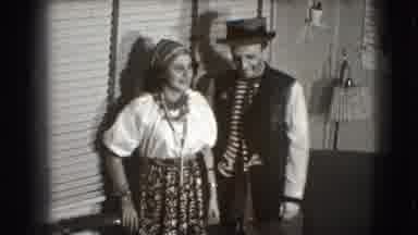 Joliet Illinois USA (1941): Two Black And White Vaudeville Characters Pose For