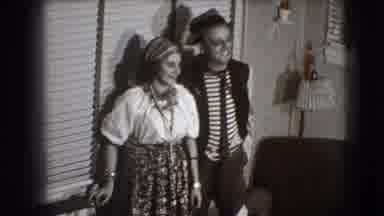 Joliet Illinois USA (1941): Black And White Footage Of Couples In Fancy Dress