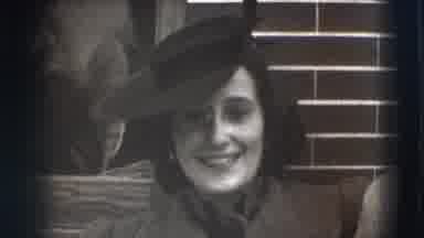 Joliet Illinois USA (1941): Woman Smiling Then A Man Smiles Later They Both Walk