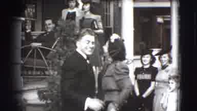 Joliet Illinois USA (1941): Couple Share Their Joy At A Social Party With A Good