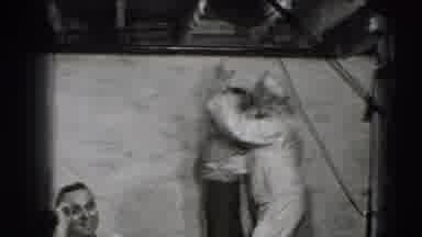 Joliet Illinois USA (1941): People In Costume Pose For The Camera By Hugging And