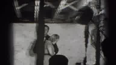 Joliet Illinois USA (1941): A Couple Participating In Some Recording In An Old