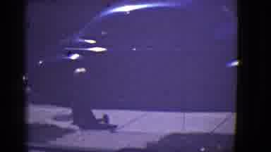 East Orange New Jersey (1946): Little Boy Sitting On A Tricycle Tries To Back Up