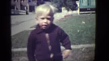 East Orange New Jersey (1946): Small Boy Running Towards Camera And Crying In