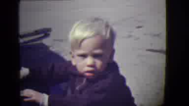 East Orange New Jersey (1946): The Little Blonde Haired Toddler Smiles And Waves