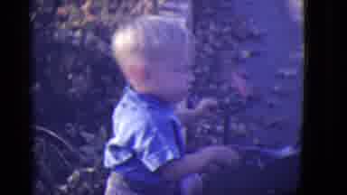 East Orange New Jersey (1946): Small Child Carelessly Walks On Bike Way With Bobby