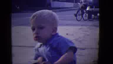 East Orange New Jersey (1946): Boys Riding Tricycles