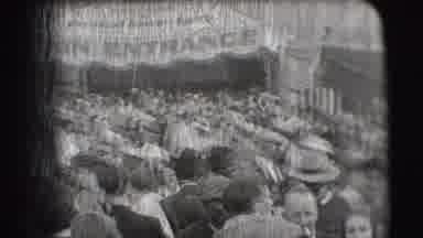 Ringling Brothers Sarasota Florida (1948): A Black And White Video Of A Large