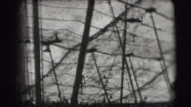 Ringling Brothers Sarasota Florida (1948): Black And White Film Of People Jumping