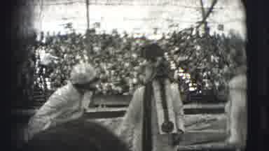 Ringling Brothers Sarasota Florida (1948): Circus Performers Wearing Costumes Act