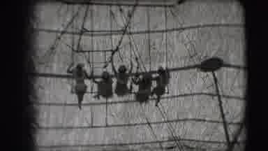 Ringling Brothers Sarasota Florida (1948): Number Of Trapeze In Circus With Large