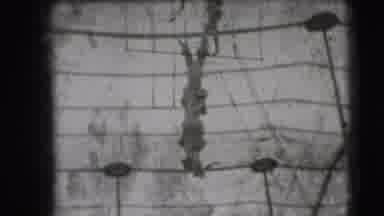 Ringling Brothers Sarasota Florida (1948): Trapeze Artists Are Performing A Trick