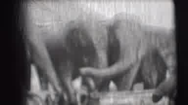 Ringling Brothers Sarasota Florida (1948): Elephants Spray Each Other With Water