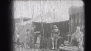 Ringling Brothers Sarasota Florida (1948): Women And Men Going About Tasks At A
