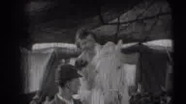 Ringling Brothers Sarasota Florida (1948): A Smiling Woman In A Flounce Dress