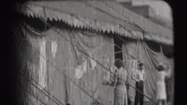 Ringling Brothers Sarasota Florida (1948): More Than One Woman Are Walking And