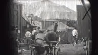 Ringling Brothers Sarasota Florida (1948): People With Horses And Clothes From