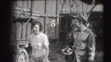 Ringling Brothers Sarasota Florida (1948): Musicians Carry Instruments From