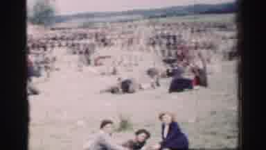 UNITED KINGDOM-1952: Women And Children Enjoying Themselves Together In An Open Field