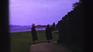 UNITED KINGDOM-1952: Standing Near The Beach With Coastal View