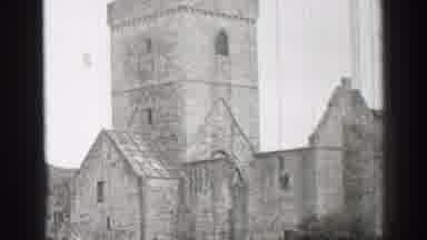 United Kingdom (1952): Ruins From Days Long Past Celtic Castle With Large Wall For