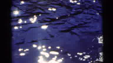 Baraboo Wisconsin USA (1953): Lifting Fish Out Of Rippling Water With A Net In A