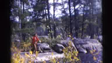Baraboo Wisconsin USA (1953): Fishing At The Lake