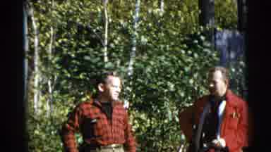 Apparently, red shirts are the new camouflage for nature lovers!