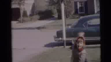 Baraboo Wisconsin USA (1953): Two Little Boys Holding Onto A Towel And Swinging