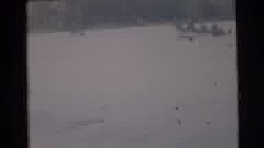 Miami Florida (1956): Black And White Video With People Outside Near A Lake And A